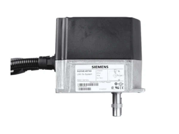 Сервопривод Siemens SQM48.497A9RL для управления воздушной заслонкой котлов Riello, артикул 20036148