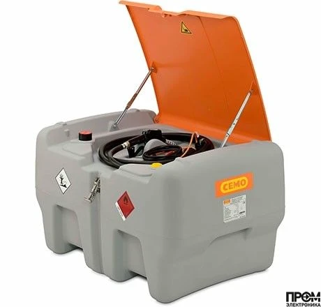Емкость DT-Mobile Easy 440л с крышкой для ДТ, SP30 электрос насос 12В, арт. 10987 CEMO