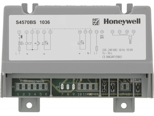Блок управления горением Honeywell S4570BS1036 для газовых котлов Bosch (Артикул: 87290107900)
