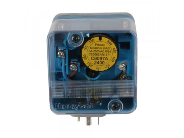Реле давления газа/воздуха Honeywell C6097А2400, диапазон 100-500 мбар, защита IP54