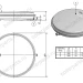 Расширительный бак Zilmet 53661, 8 л, плоский, круглый, G 3/8