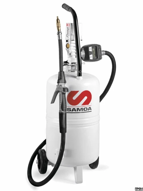 Пневматический маслораздатчик с расходомером 25 л 327020 SAMOA