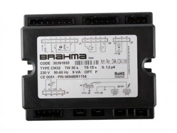 Блок управления горением Brahma CM32 (арт. 30379516) - Промышленное оборудование