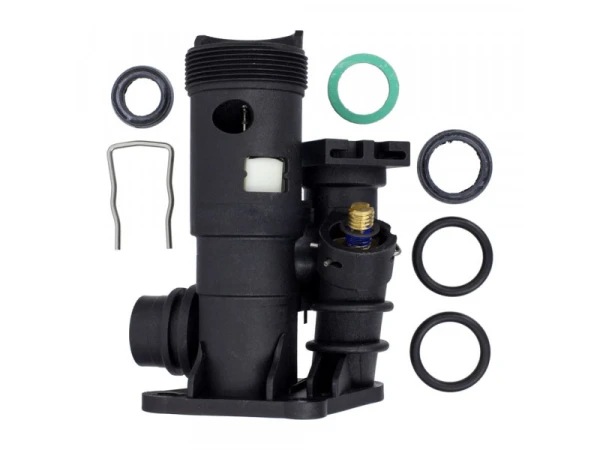 Пластиковый трехходовой клапан (без привода) для котлов Protherm Лев, Пантера, Vaillant TEC, артикул 0020014168-2