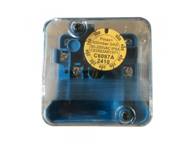 Реле давления газа/воздуха Honeywell C6097A2410, диапазон 100-500 мбар, оригинал
