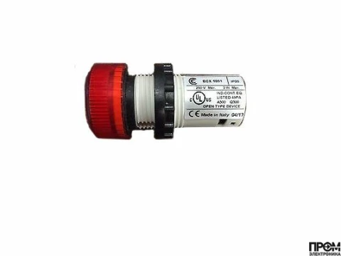 Цоколь лампы индикации красный ECX 1051
