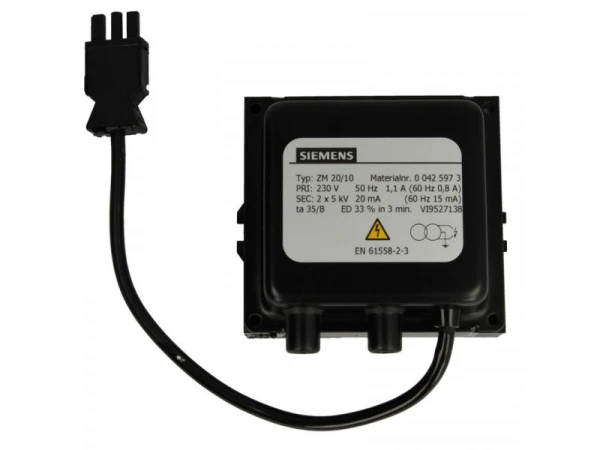 Трансформатор розжига Siemens ZM 20/10 (2x5 кВ, 20 мА) для котлов Viessmann, артикул 7819463