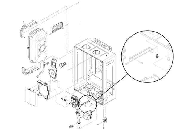 Винт TRUSS M4x12 для котлов Rinnai (артикул 490002143)