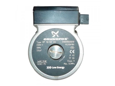 Двигатель циркуляционного насоса Grundfos 15-50 (арт. 5661200DV) для котлов Baxi