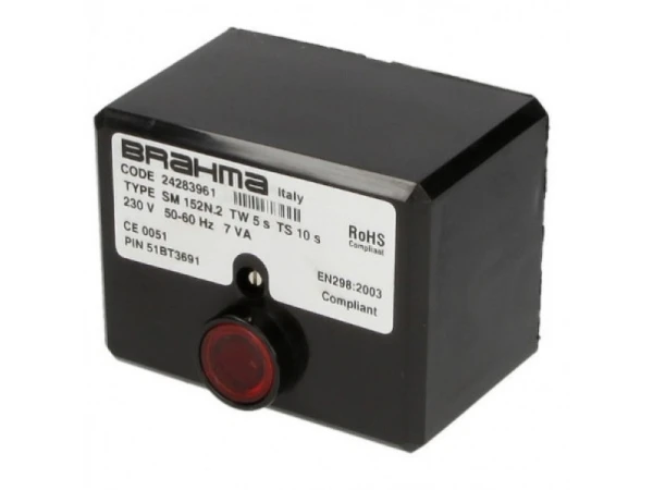 Блок управления розжигом Brahma SM152N.2 (24283961) для газовых горелок