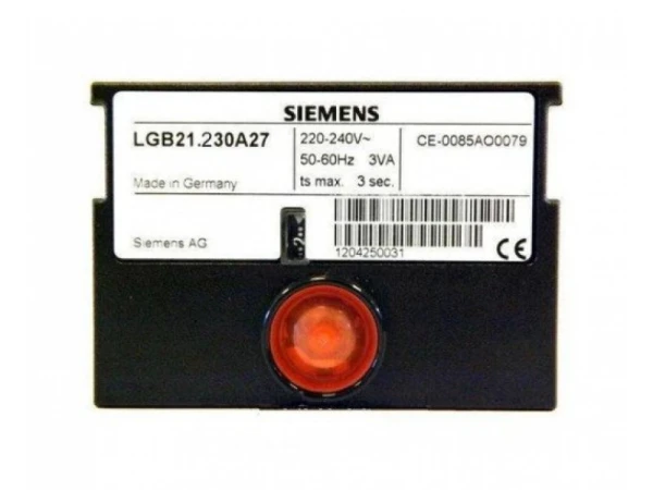 Автомат горения Siemens LGB21.230A27 для газовых и жидкотопливных горелок, 132098