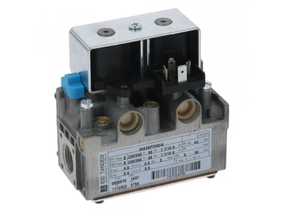 Газовый клапан электрический SIT 830 Tandem, 1/2\", 220/240V, 5-50 мбар, артикул 0.830.076