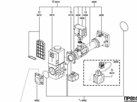 Газовая рампа Elco d421
