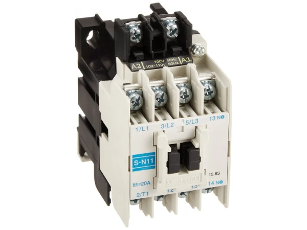 Промышленный контактор Mitsubishi SN11, 3-фазный, до 690 VAC / 1000 VAC, 220 VDC / 440 VDC
