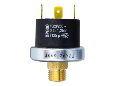 Реле давления воды XP600, 0.2-1.2 бар, 1/4", 3 контакта, для котлов Ariston, Baxi, Beretta, Ferroli, Immergas (995903)