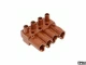 Разъём Wieland 4P коричневый, мама