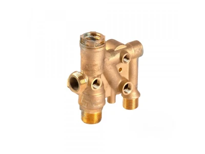 Гидроузел трехходового клапана латунный для котлов Alpenhoff Baden, артикул 15199333