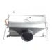 Конденсационный теплообменник Bosch, Buderus арт. 87057001610