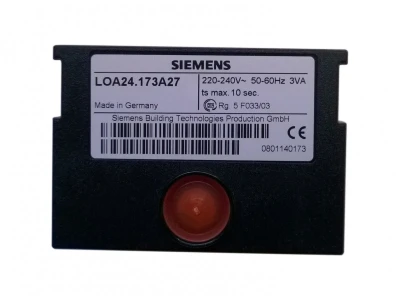Блок управления горением Siemens LOA24.173A27 для жидкотопливных горелок до 30 кг/ч