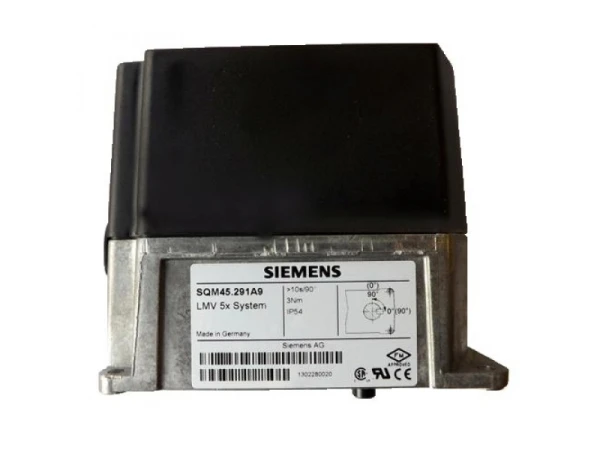 Сервопривод Siemens SQM45.291А9 для управления воздушной заслонкой, 3 Нм, 24В, IP54, 10 сек/90°