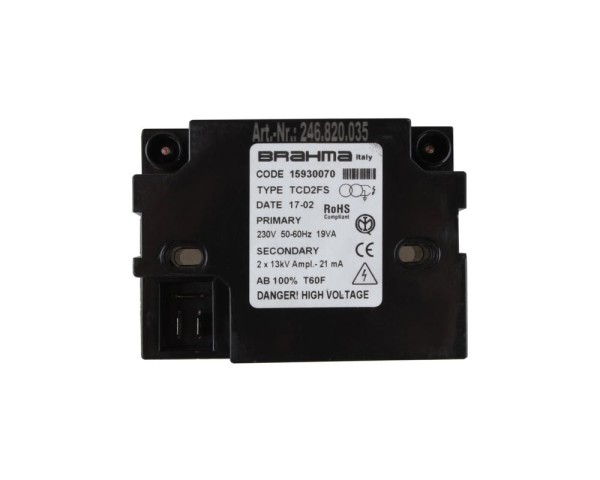 Трансформатор розжига Brahma TCD2FS 15930070