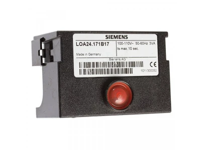 Автомат горения Siemens LOA24.171B17 для жидкотопливных горелок, 110В, контроль пламени