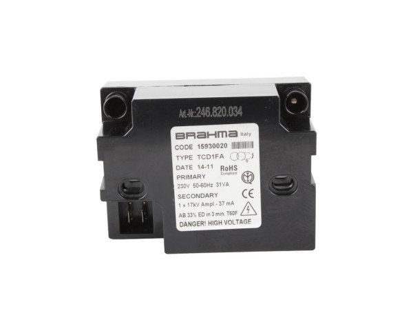 Трансформатор розжига Brahma TCD1FA 15930020