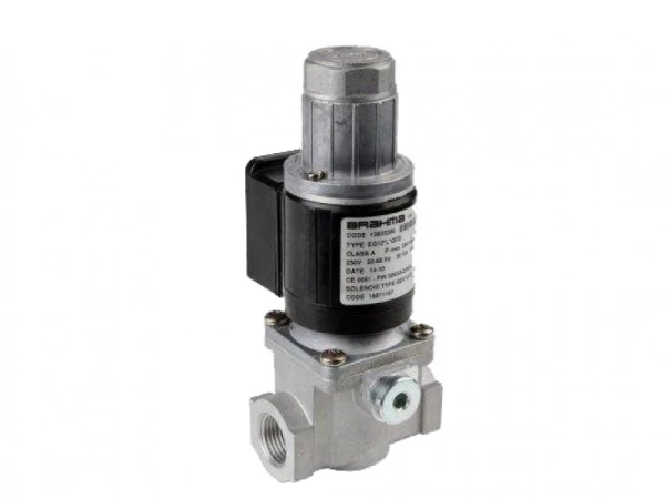 Газовый электромагнитный клапан Brahma EG12*L*GFD (13923200) для горелок Elco, 230В, 250 мбар, 7.5 м³/ч