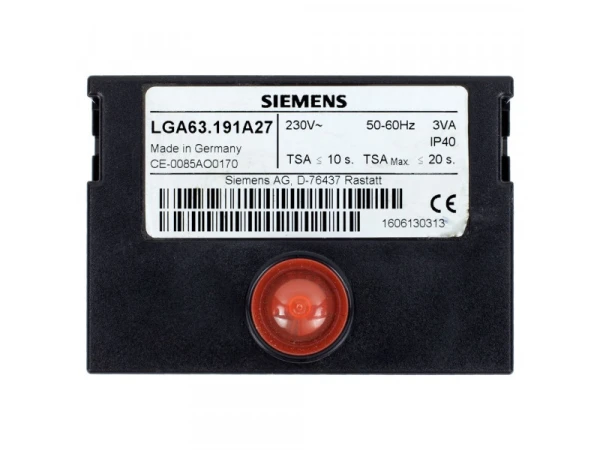 Автомат горения Siemens LGA63.191A27 для газовых котлов Bosch/Buderus (Артикул: 87185736210)