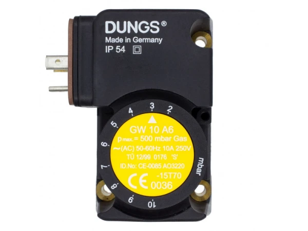 Реле давления газа Dungs GW 10 A6 (2-10 мбар, IP54, 228724)