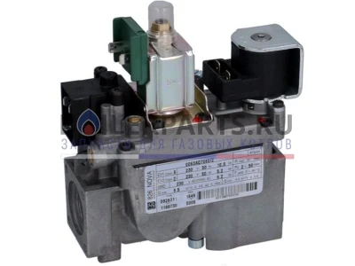 Газовый клапан SIT 826 Nova, 1/2", 2-50 мбар, 6.5 м³/ч, 230В, 50Гц, артикул 0.826.014