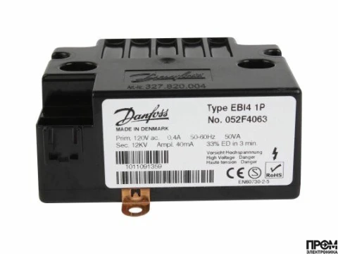 Трансформатор розжига Danfoss EBI4 1P 052F4063