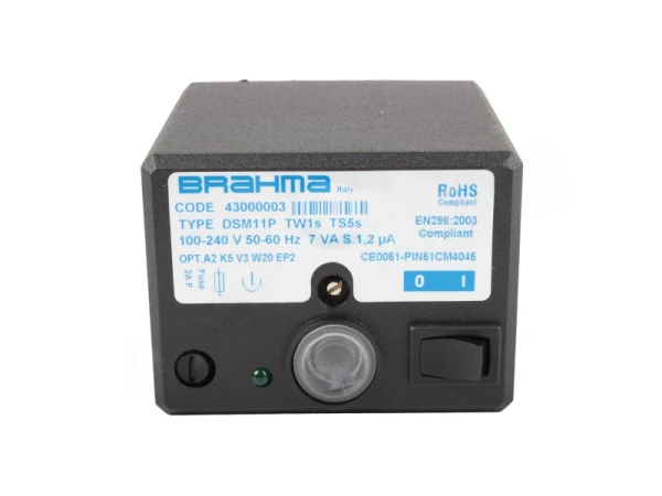 Топочный автомат Brahma DSM11P для двухступенчатых атмосферных газовых горелок, 43000003