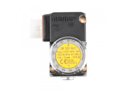 Реле давления газа Dungs GW500A6/1, диапазон 100-500 мбар, 600 мбар макс.