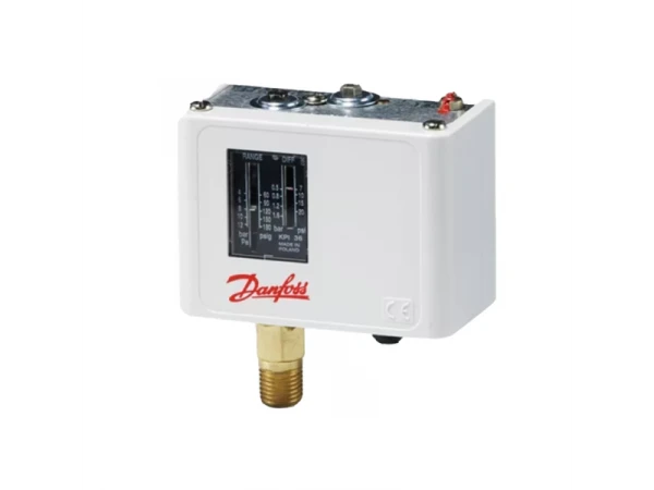 Реле давления газа KPI36 Danfoss, артикул 060-118966, диапазон 4000-12000 мбар
