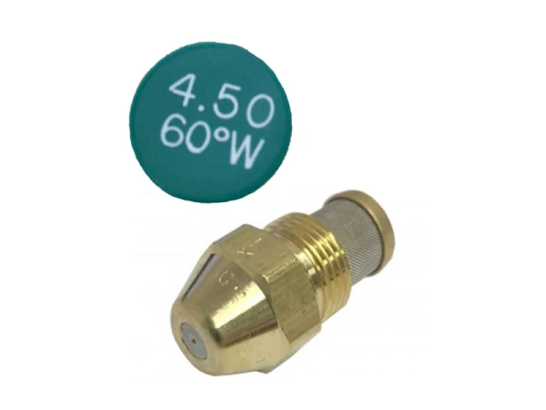 Форсунка Delavan 4.50 GPH, 60W, угол распыления 60°, полусплошная струя, артикул 345.892.037