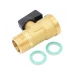 Кран подпитки котла Ferroli Pegasus 1/2" - 3/4" (Артикул: 39809010)