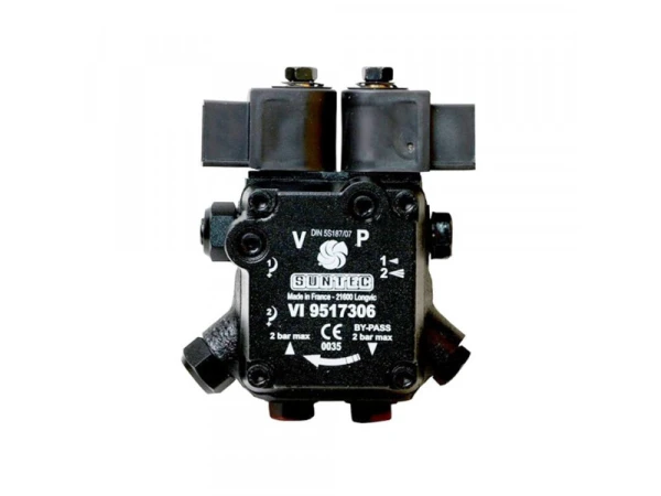 Насос для дизельных горелок Suntec A2L 65 C K 9704 4P 0700, 2-ступенчатый, с электромагнитным клапаном, 220-240В, 15 бар