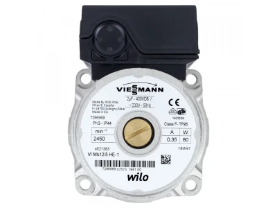 Двигатель циркуляционного насоса Wilo VI MB 12/5 HE-1, 80W, для котлов Viessmann Vitopend (Оригинал, Артикул: 7830453)