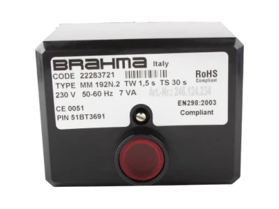 Топочный автомат Brahma MM192N.2 (Артикул: 22283721) - для газовых горелок