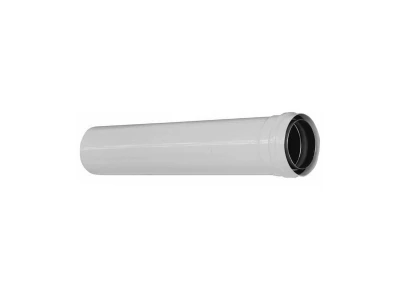 Коаксиальная труба дымохода Baxi D80 мм L1000 мм, эмалированная, с внешней изоляцией, артикул 71410541