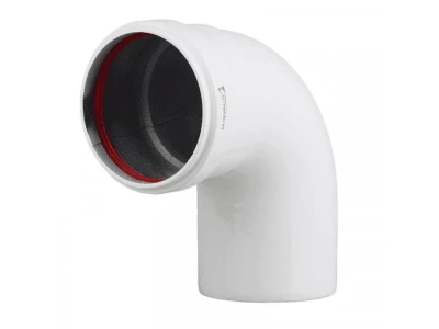 Колено дымохода 90° для котлов Protherm, 60/100 мм, алюминий, артикул 3003200383