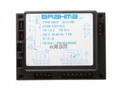Блок управления горением Brahma XM12 (37071010) для котлов и тепловых пушек