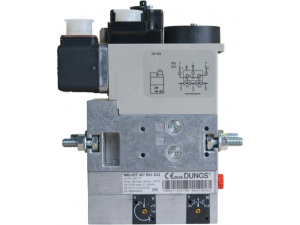 Газовый клапан Dungs MB-VEF407 B01 S10 для котлов Ferroli (Артикул: 39814490)