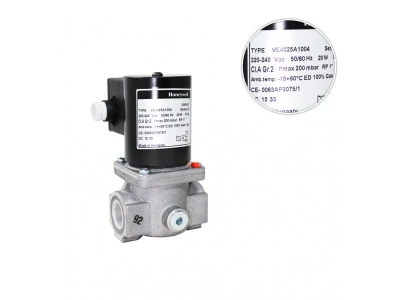 Электромагнитный газовый клапан Honeywell VE4025A 1004 (36801510) для котлов Ferroli