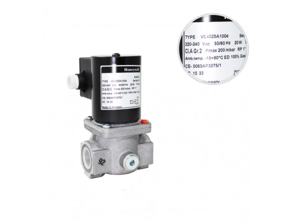 Электромагнитный газовый клапан Honeywell VE4025A 1004 (36801510) для котлов Ferroli