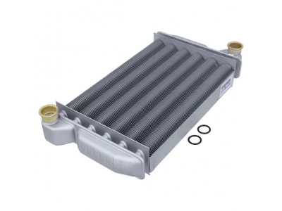 Теплообменник первичный Baxi 1000-01.000 для котлов Eco Four, Eco Compact, Eco-3 Compact, Eco-4s, Eco-5 Compact, Fourtech, MS, Pulsar D