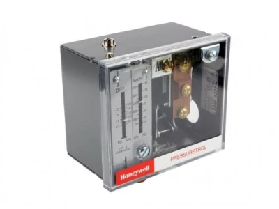 Реле давления газа Honeywell L404F1227, для контроля избыточного давления воздуха, пара, негорючих газов и жидкостей