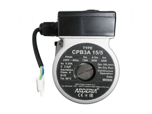 Насос циркуляционный Arderia CPB3A 15/5 (против часовой) для котлов, артикул 22013.0400-014