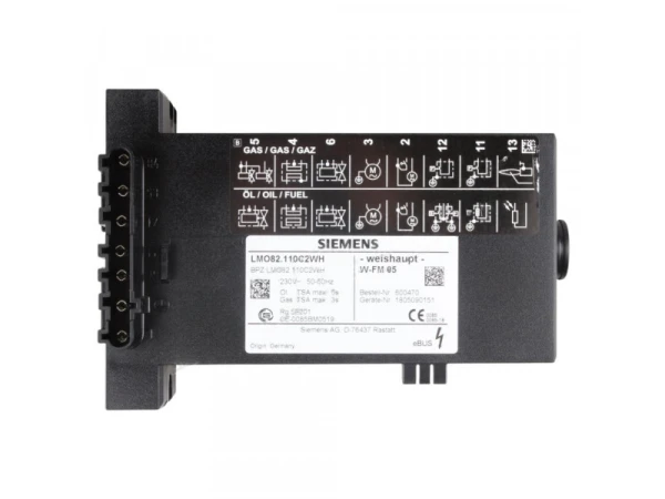 Автомат горения Siemens LMO82.110C2WH для котлов Weishaupt W-FM 05 (Артикул: 600470)